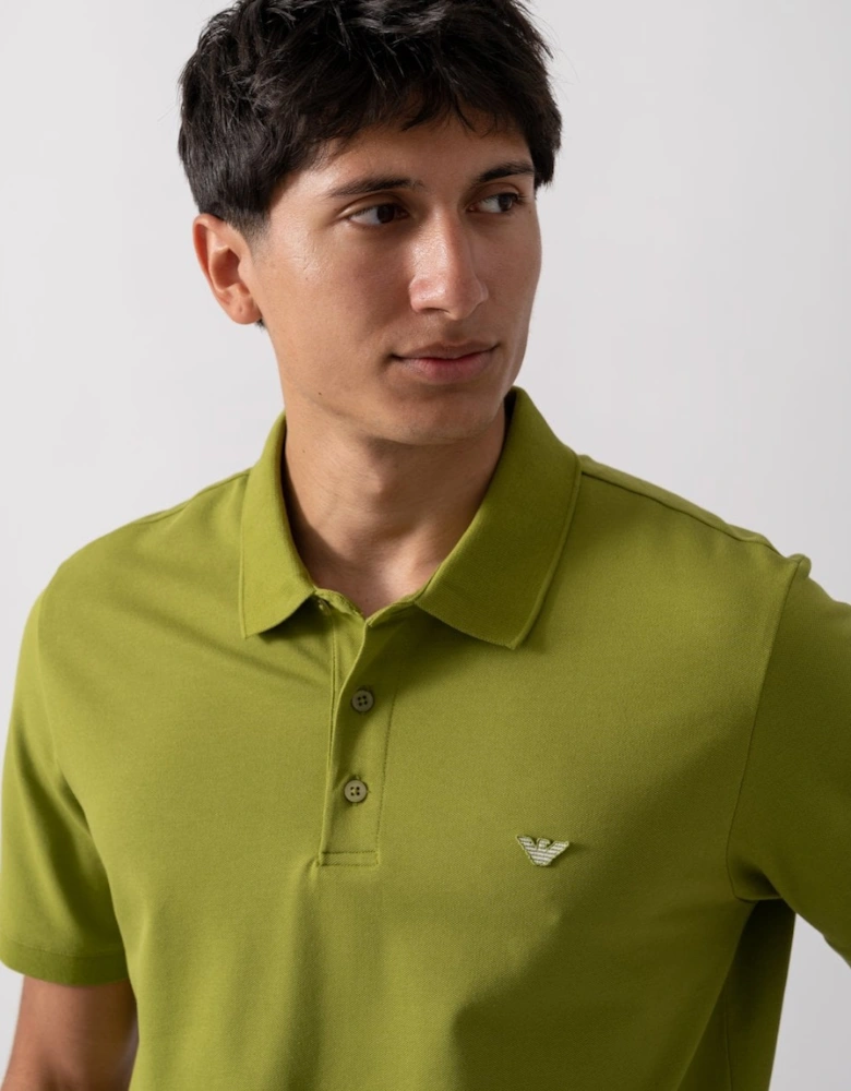 Mens Eagle Logo Beach Polo