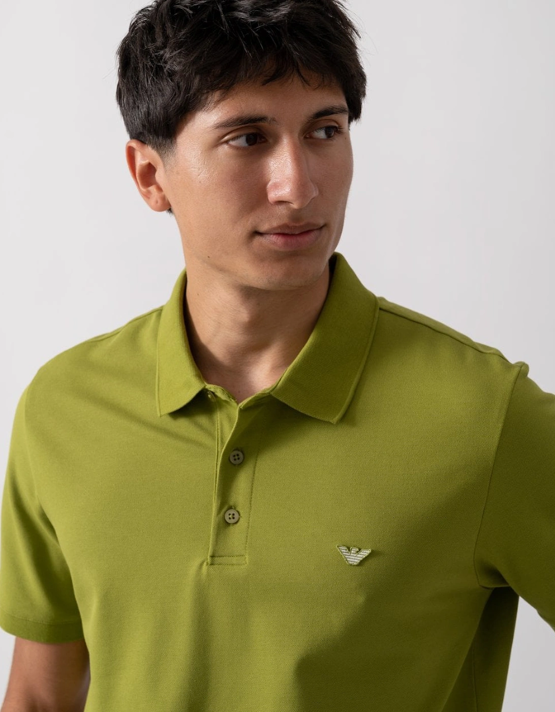 Mens Eagle Logo Beach Polo