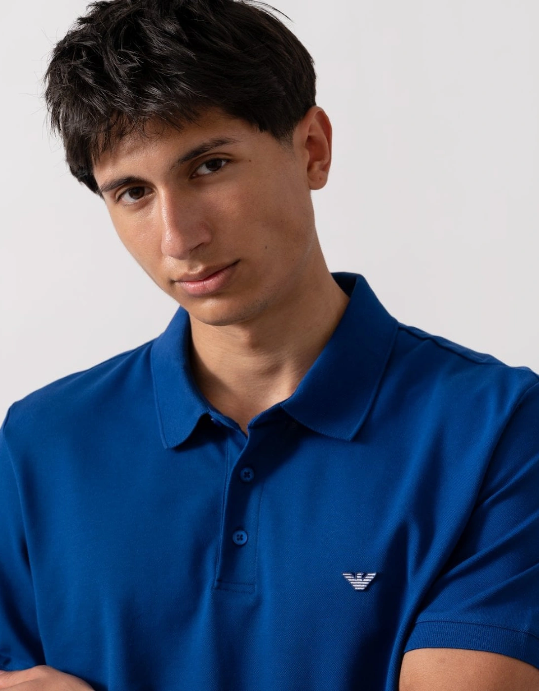 Mens Eagle Logo Beach Polo