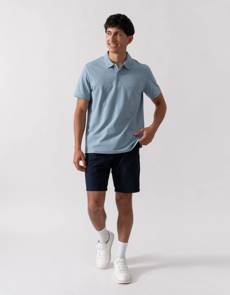 Mens Eagle Logo Beach Polo