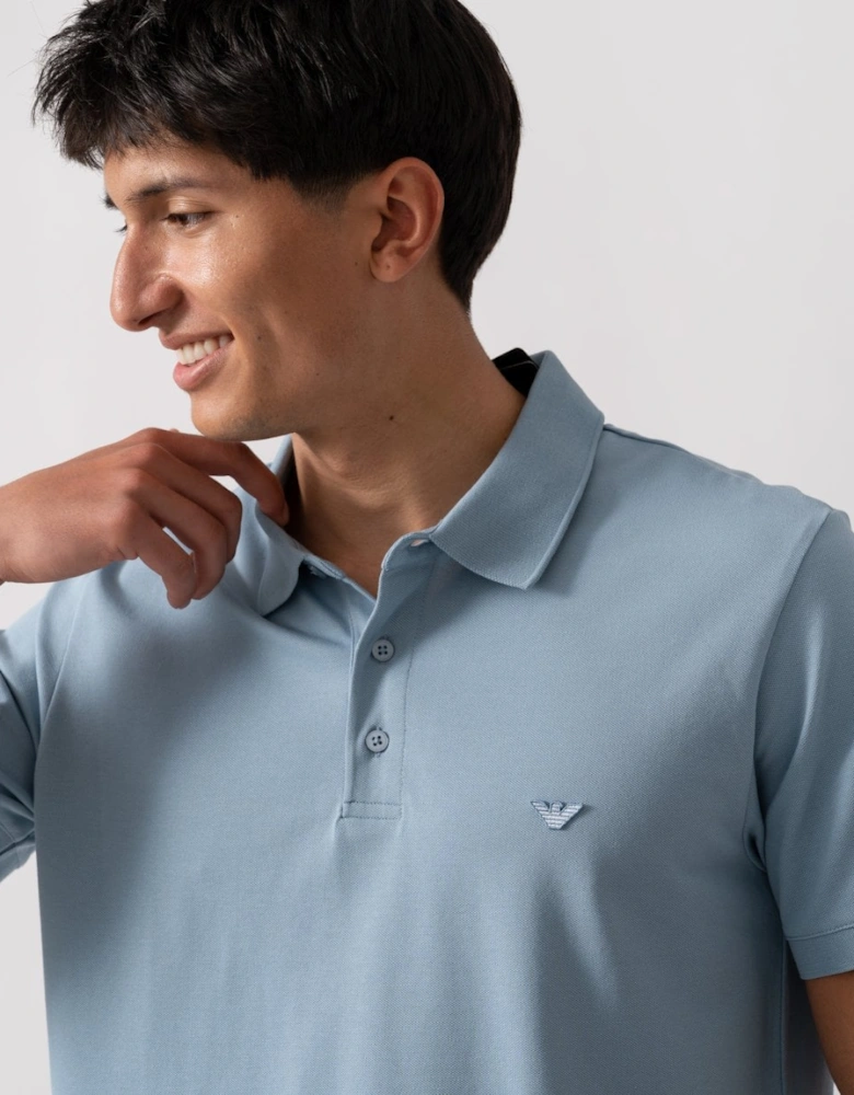 Mens Eagle Logo Beach Polo
