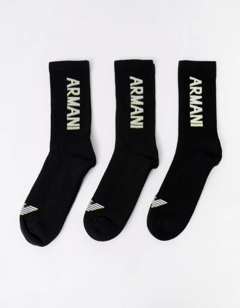 3 Pack Mens Sport Socks