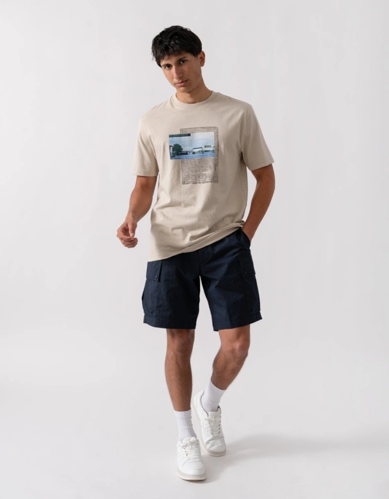 BOSS Orange Ontheway Mens Graphic Print T-Shirt