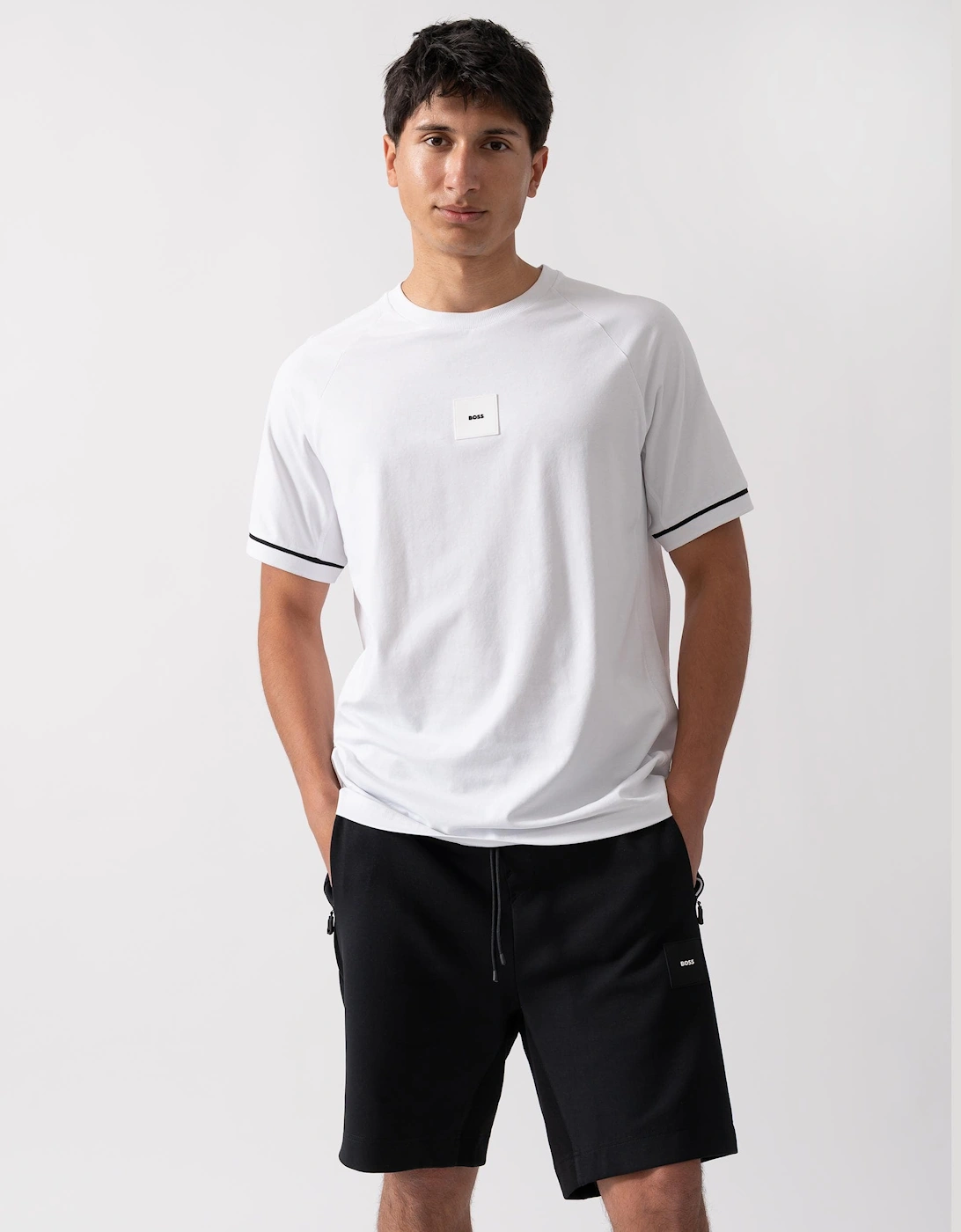 BOSS Green Tee Rib AC Mens T-Shirts, 5 of 4