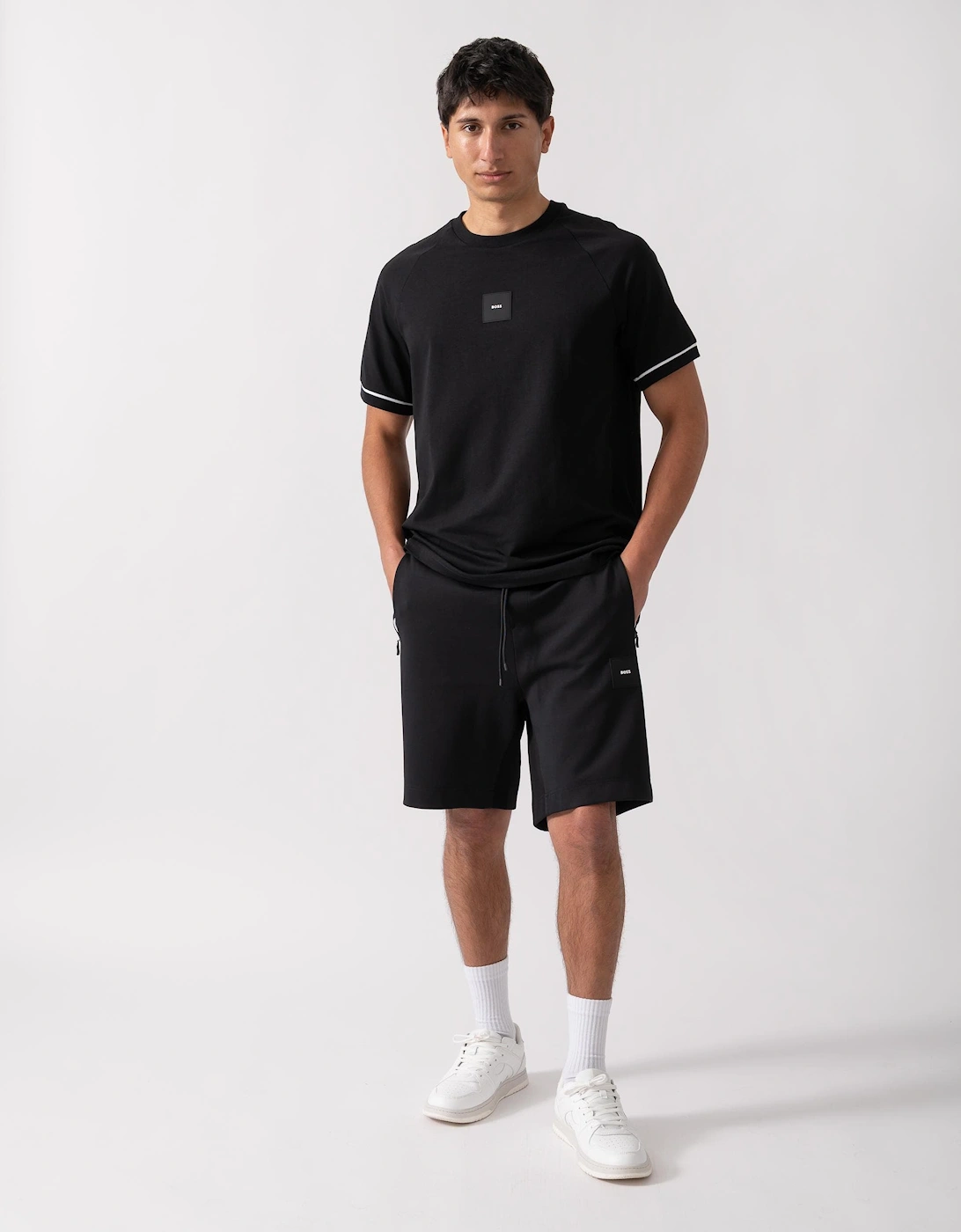 BOSS Green Tee Rib AC Mens T-Shirts