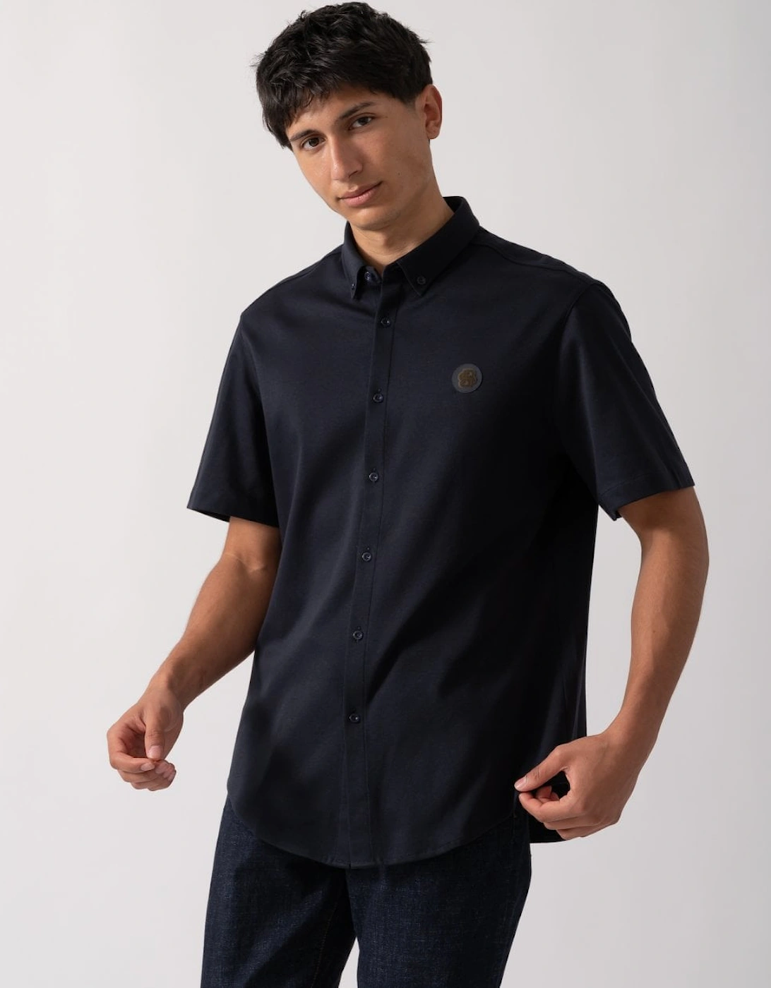 BOSS Green B Motion Mens Short Sleeve Shirt, 5 of 4