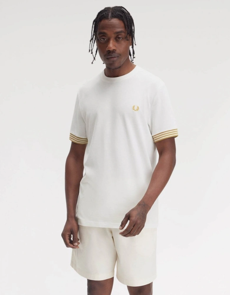 Mens Striped Cuff T-Shirt