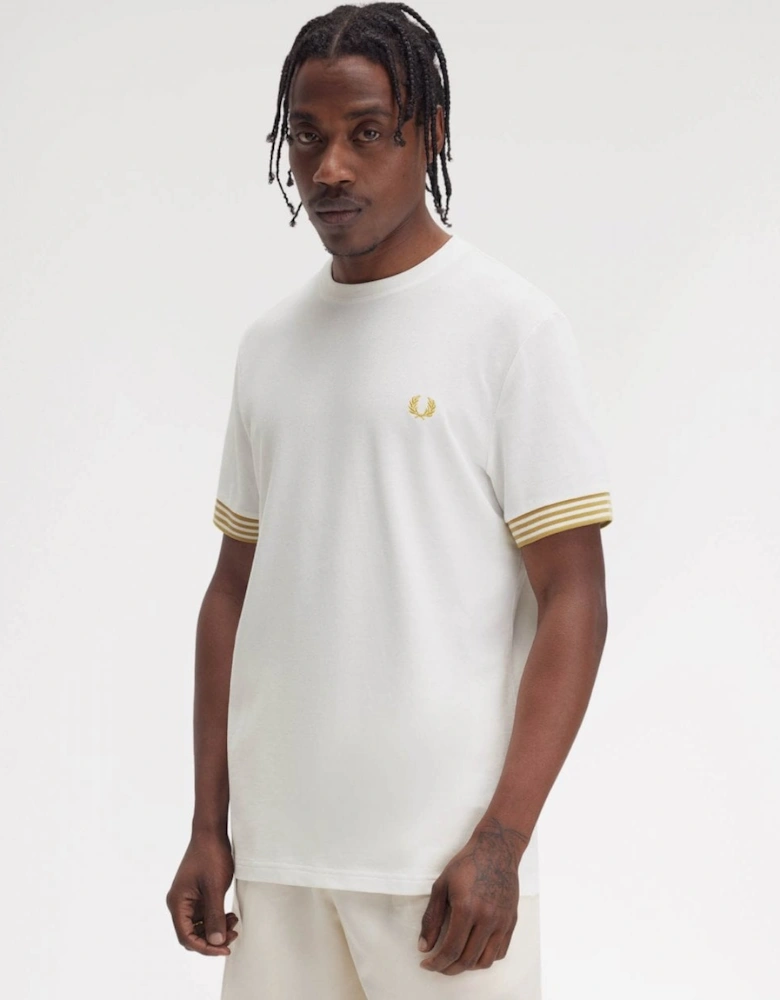 Mens Striped Cuff T-Shirt