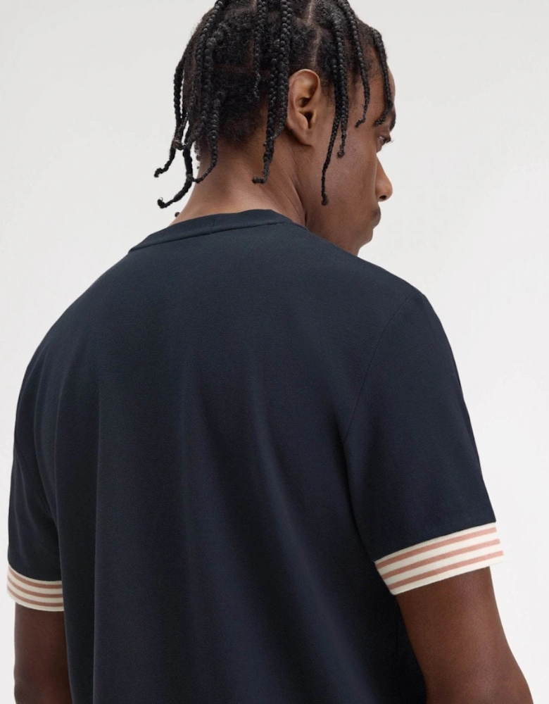 Mens Striped Cuff T-Shirt