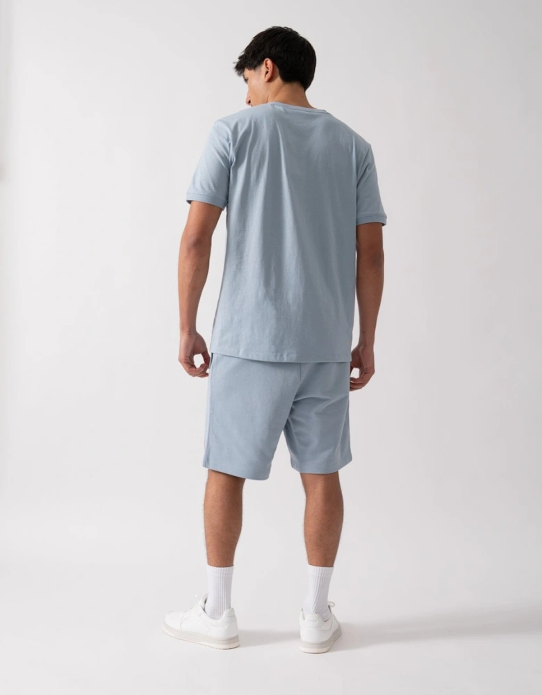 HUGO Diz222 Mens Cotton Terry Shorts with Logo Label