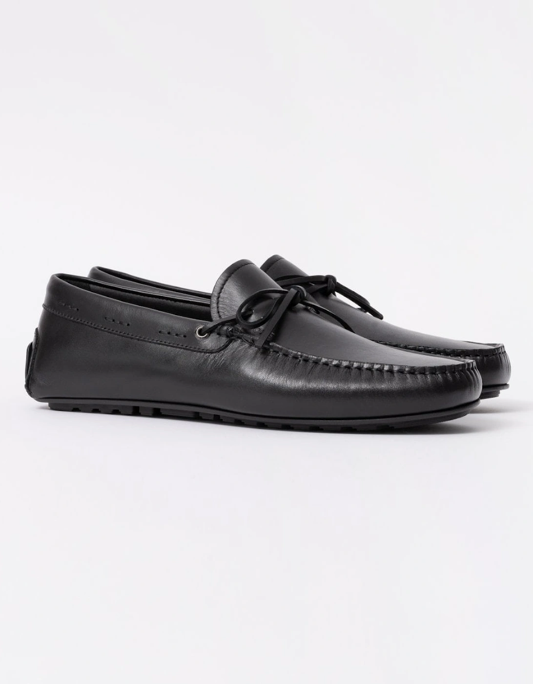 BOSS Orange Noel Mens Italian Leather Driving Moccasins