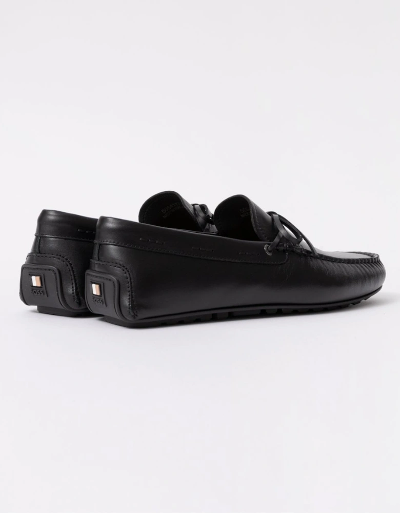 BOSS Orange Noel Mens Italian Leather Driving Moccasins