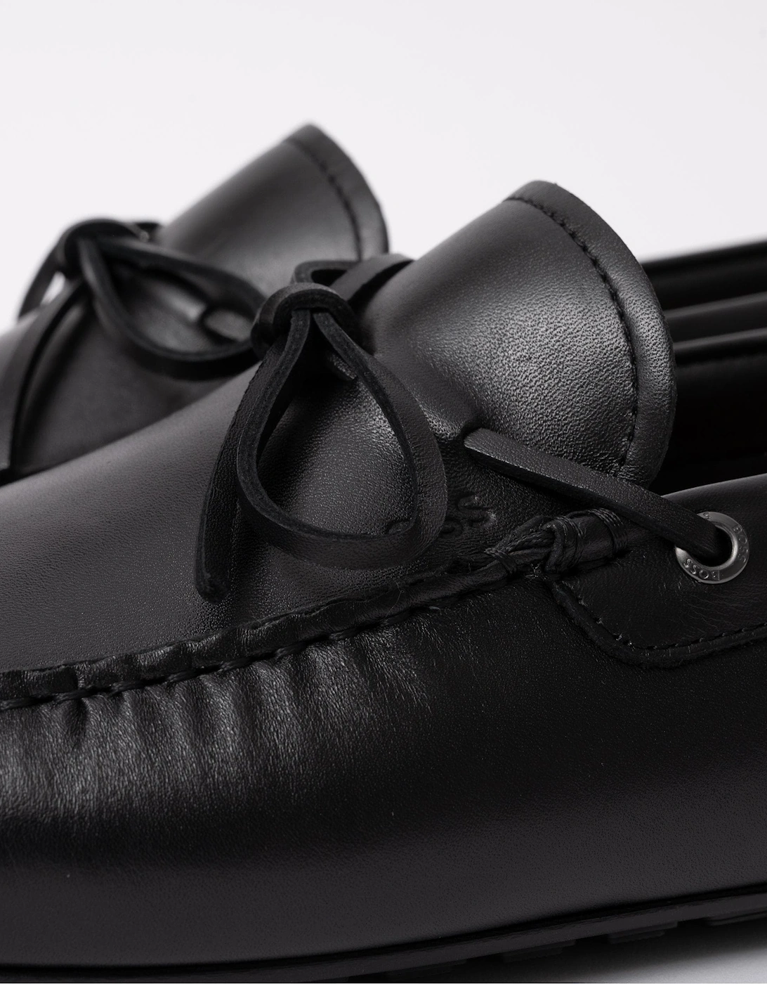 BOSS Orange Noel Mens Italian Leather Driving Moccasins