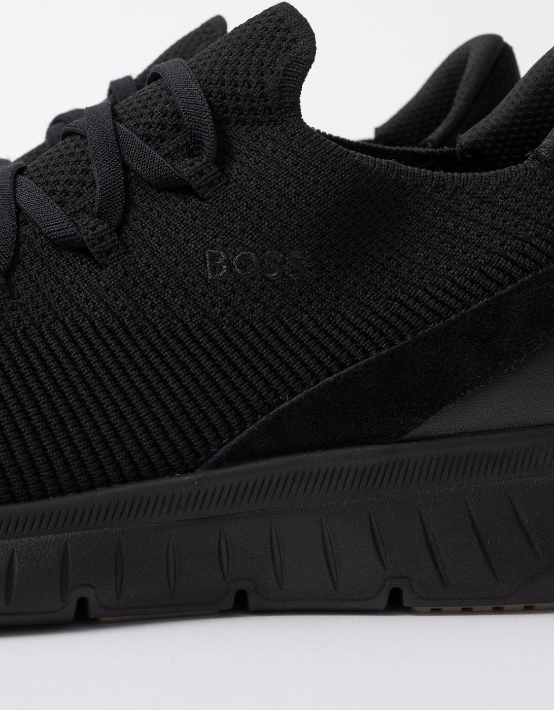 BOSS Orange Titanium Mens Slip-On Knit Trainers