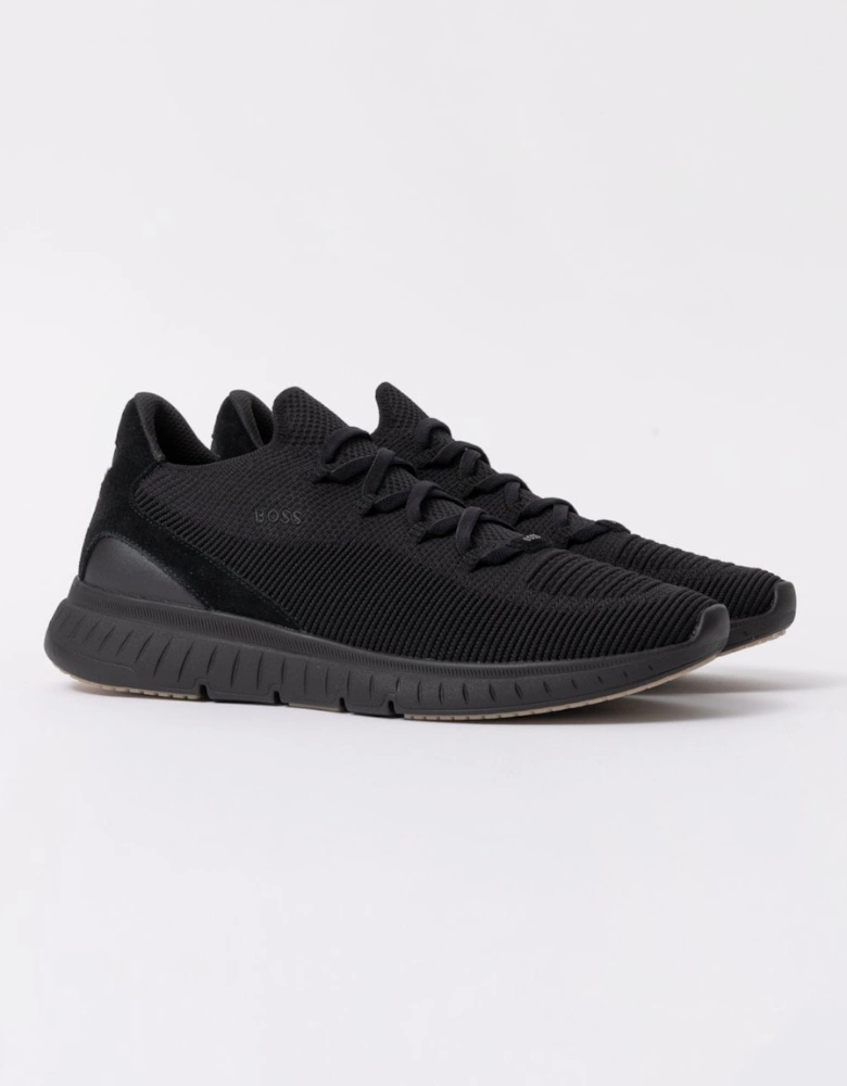 BOSS Orange Titanium Mens Slip-On Knit Trainers