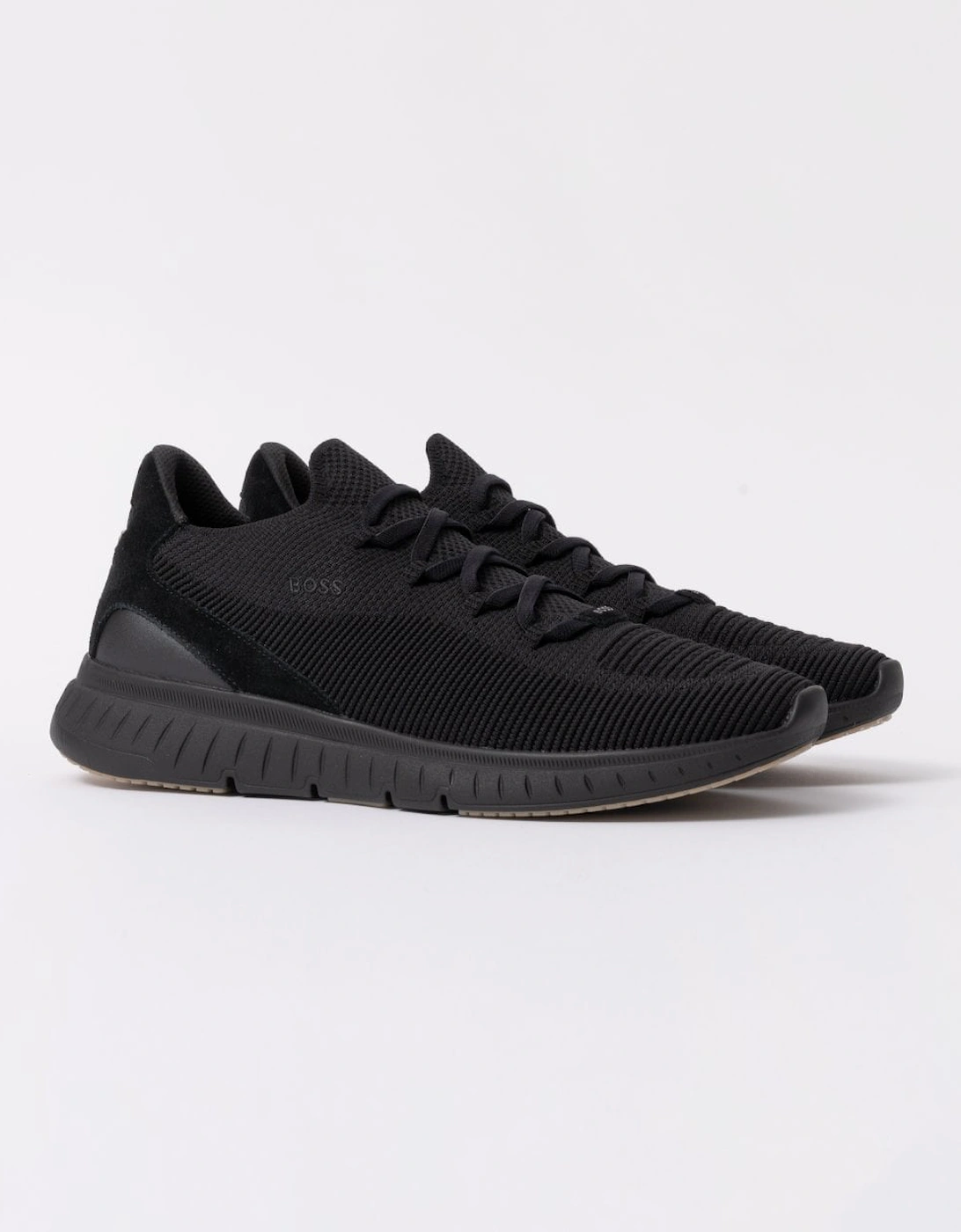 BOSS Orange Titanium Mens Slip-On Knit Trainers