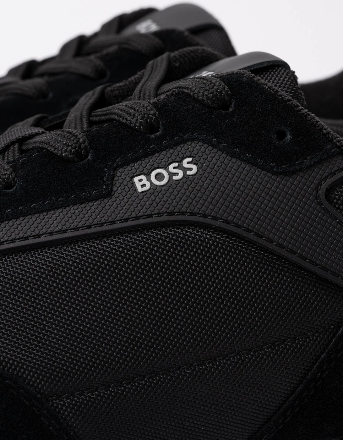 BOSS Orange Parkour-L Mens Suede/Mesh Trainers