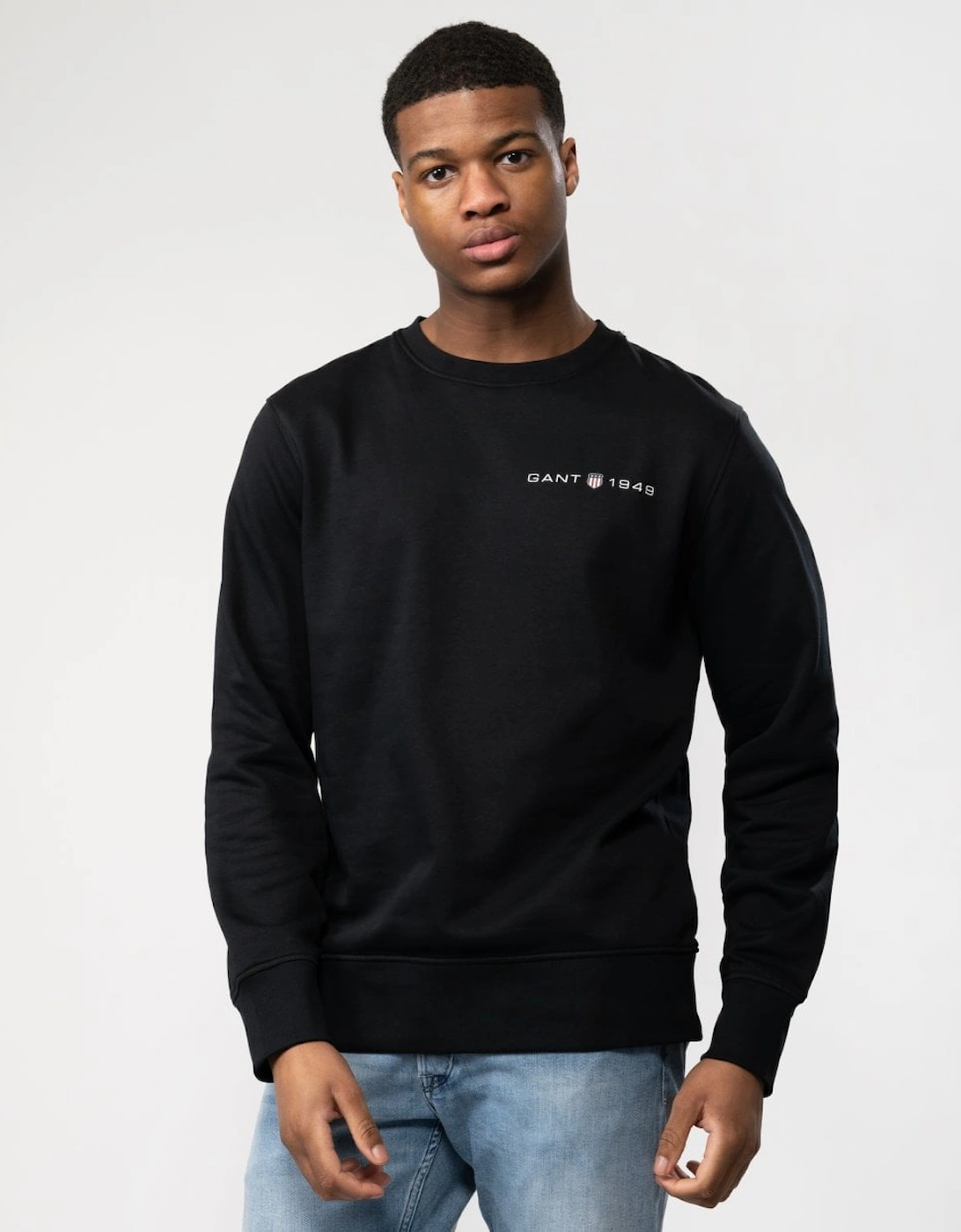 Mens Printed Graphic Crew Neck Sweatshirt, 5 of 4
