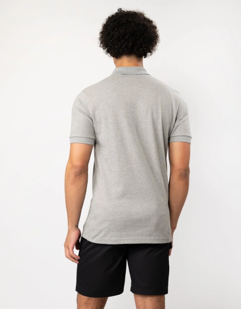 BOSS Orange Passenger Mens Stretch-Cotton Slim-Fit Polo Shirt with Logo Patch