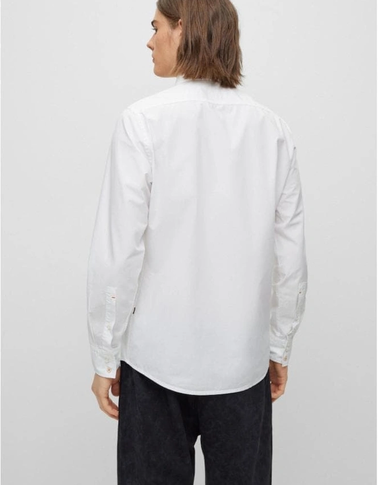 BOSS Orange Relegant 6 Mens Regular Fit Long Sleeve Organic Cotton Poplin Shirt