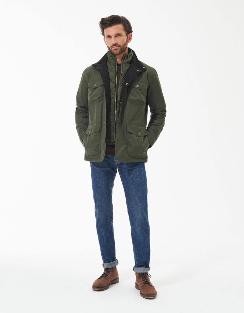 Ogston Mens Waterproof Jacket - Olive