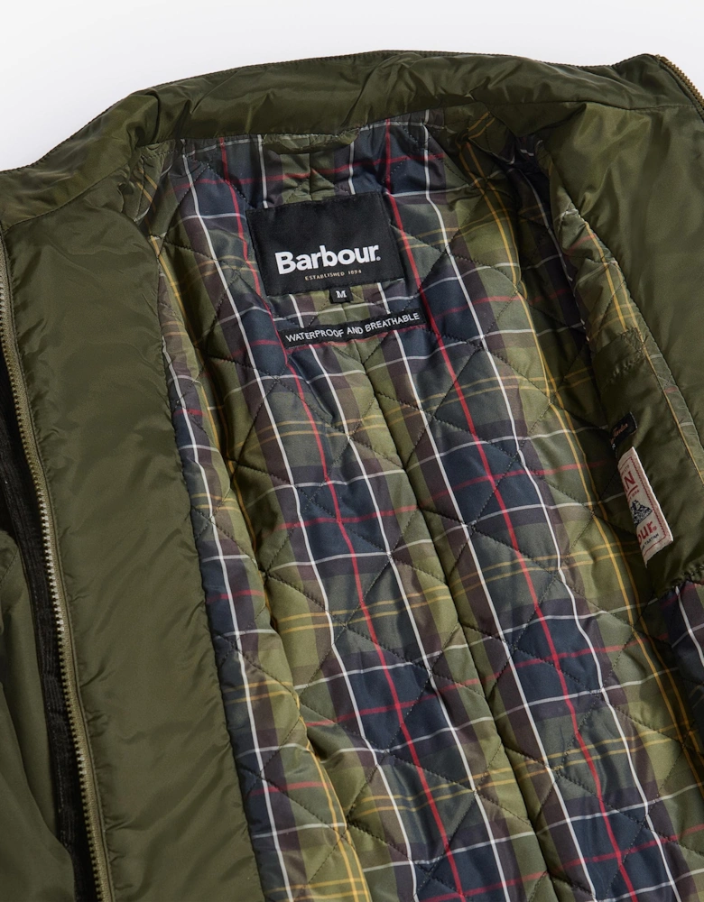Ogston Mens Waterproof Jacket - Olive