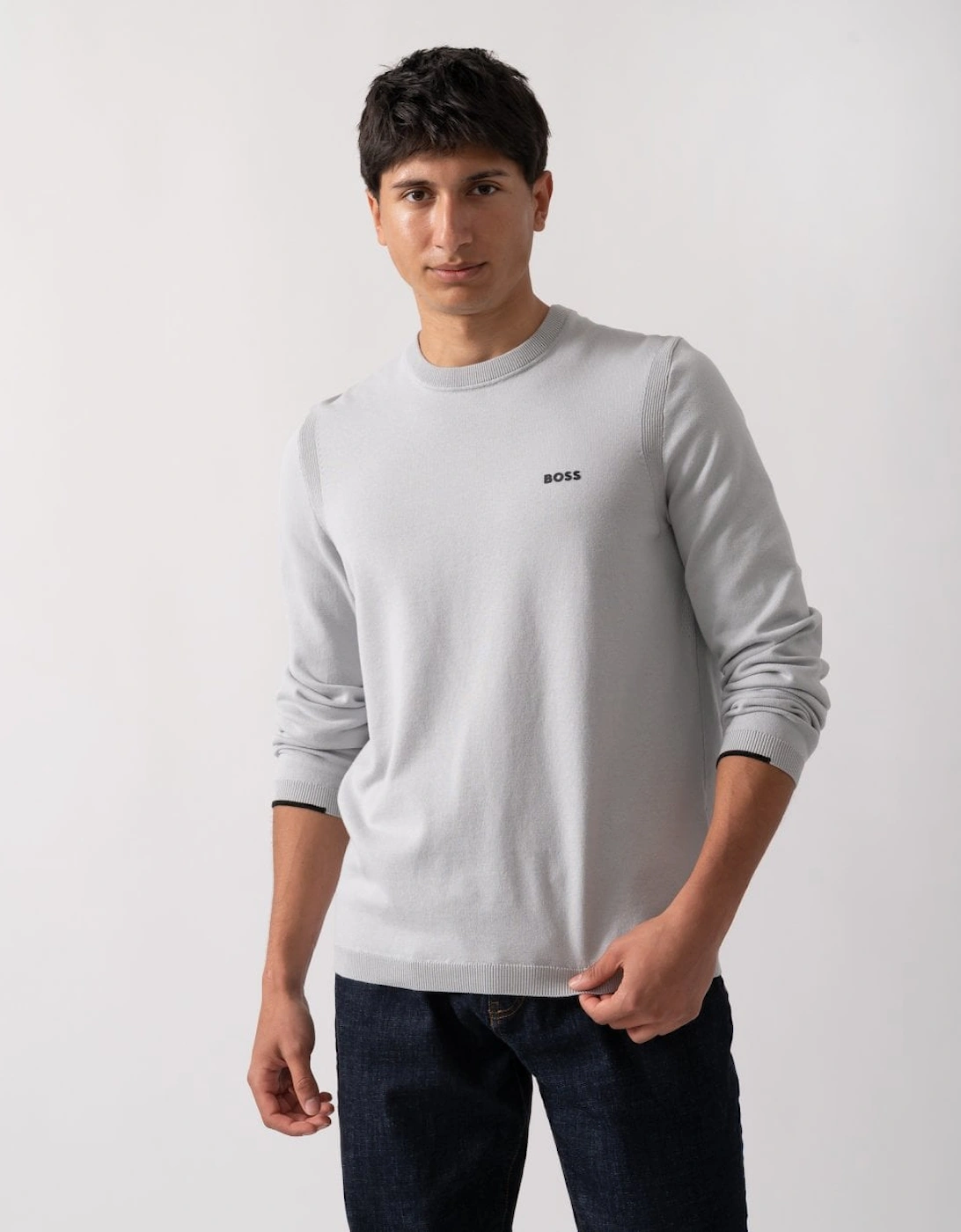 BOSS Green Ever-X Crew Neck Mens Jumper, 5 of 4
