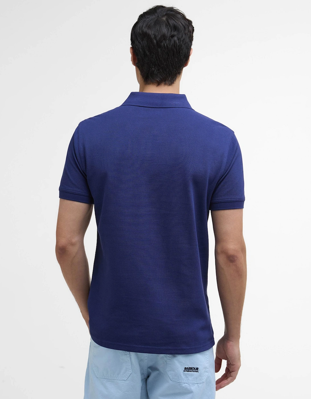 Essential Short Sleeve Mens Polo - Pigment Navy