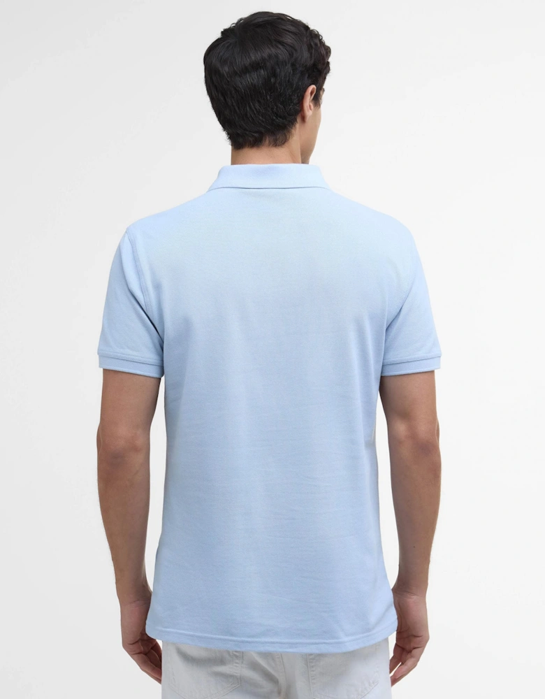 Essential Short Sleeve Mens Polo - Heritage Blue