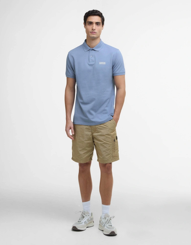 Essential Short Sleeve Mens Polo - Manor Blue