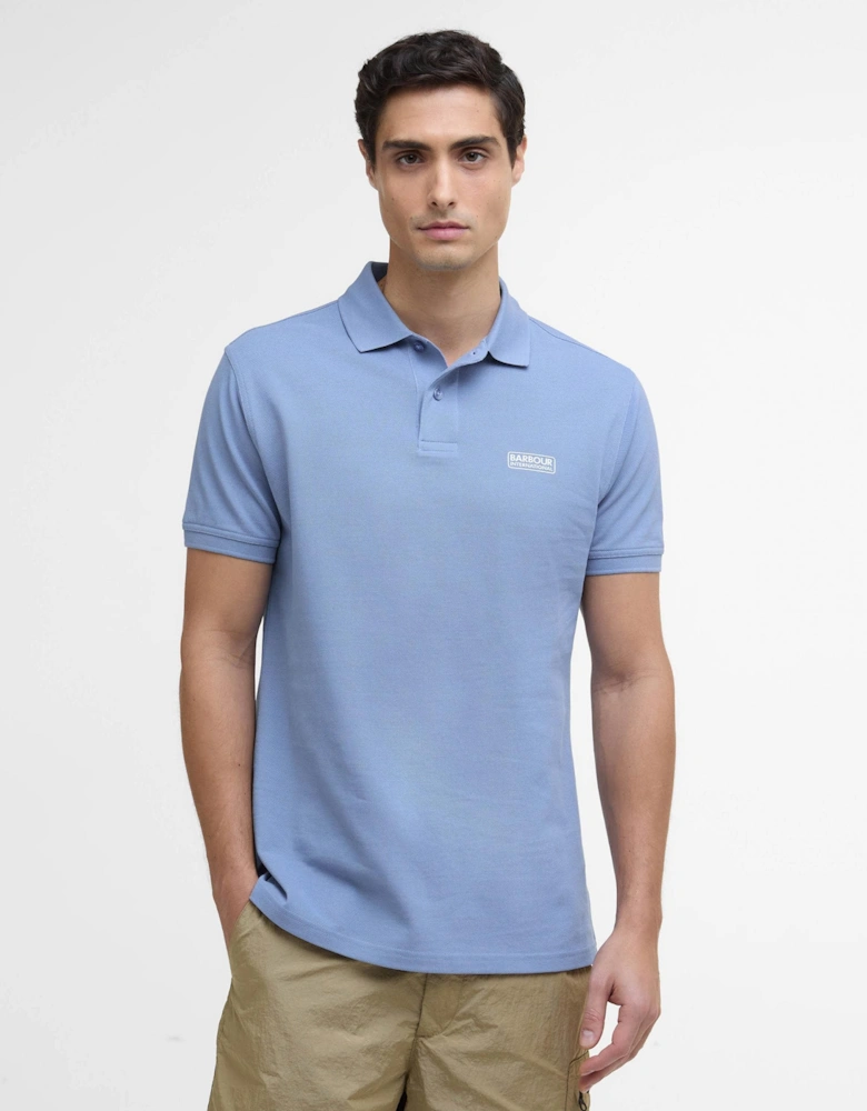 Essential Short Sleeve Mens Polo - Manor Blue