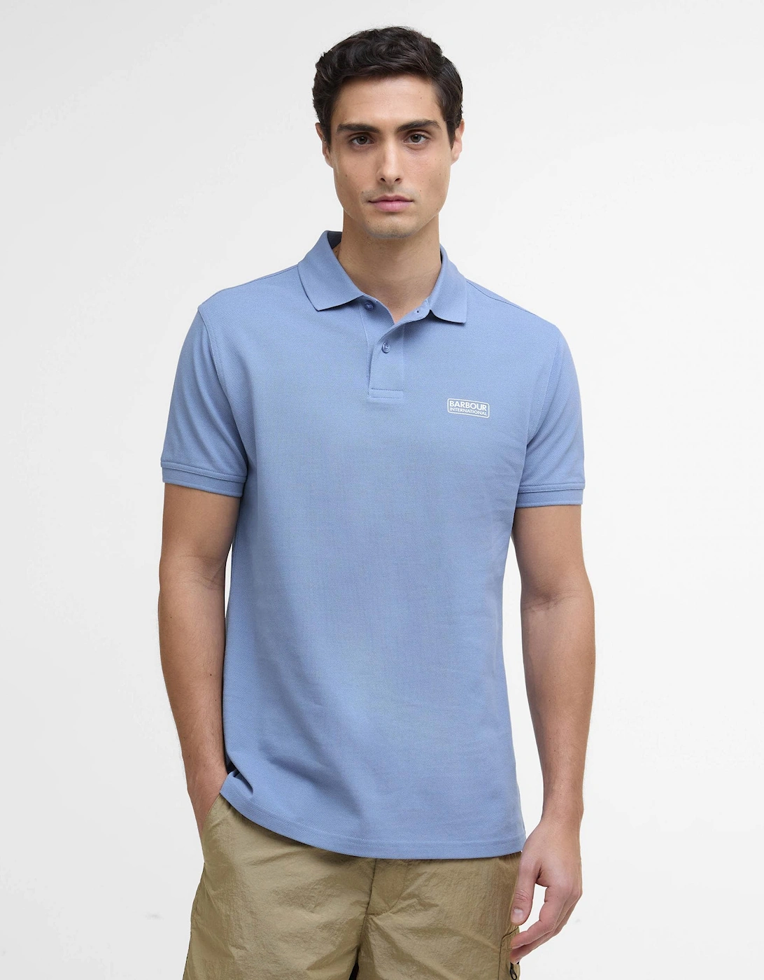 Essential Short Sleeve Mens Polo - Manor Blue, 6 of 5