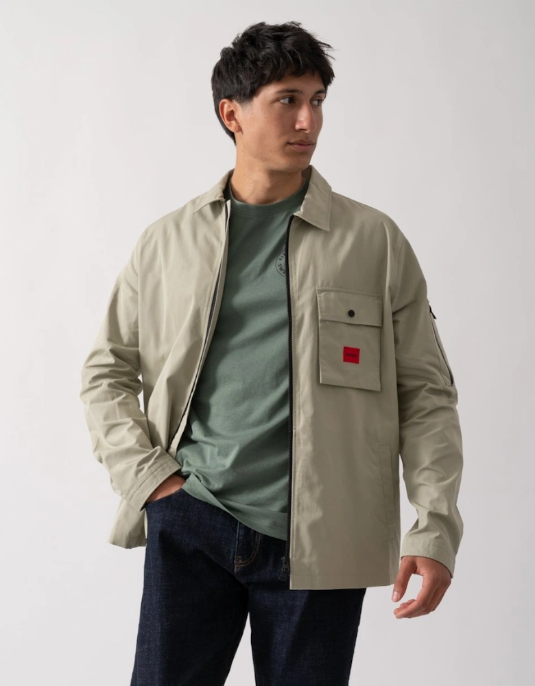 HUGO Emmond Mens Zip Overshirt