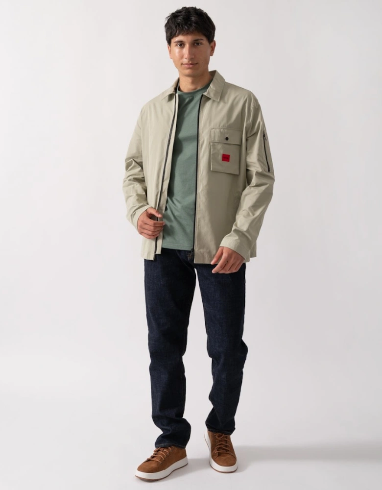 HUGO Emmond Mens Zip Overshirt