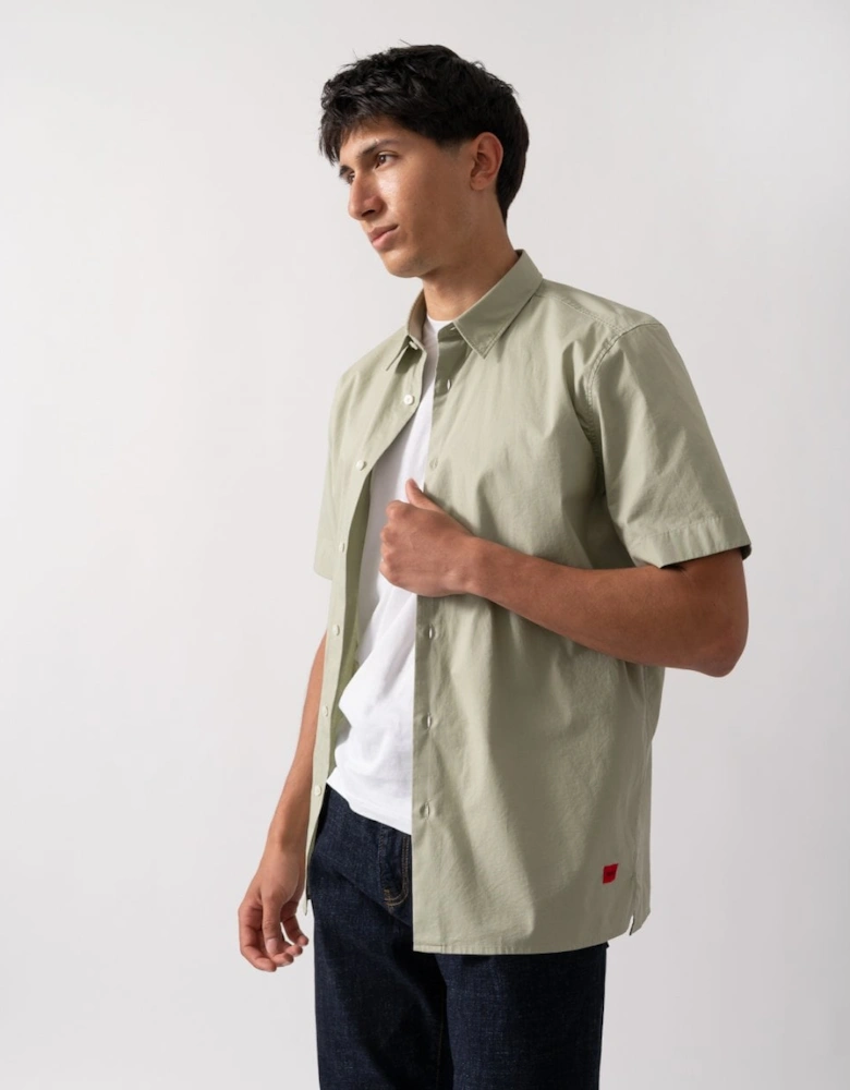 HUGO Ebor Relaxed Fit Mens Stretch Cotton Shirt