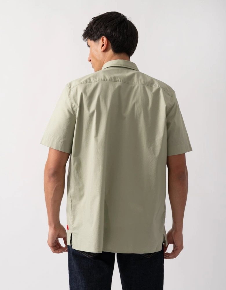 HUGO Ebor Relaxed Fit Mens Stretch Cotton Shirt