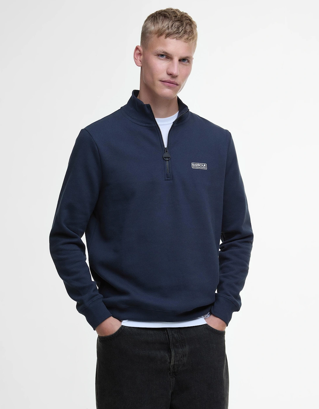 Essential Half-Zip Mens Sweatshirt, 8 of 7