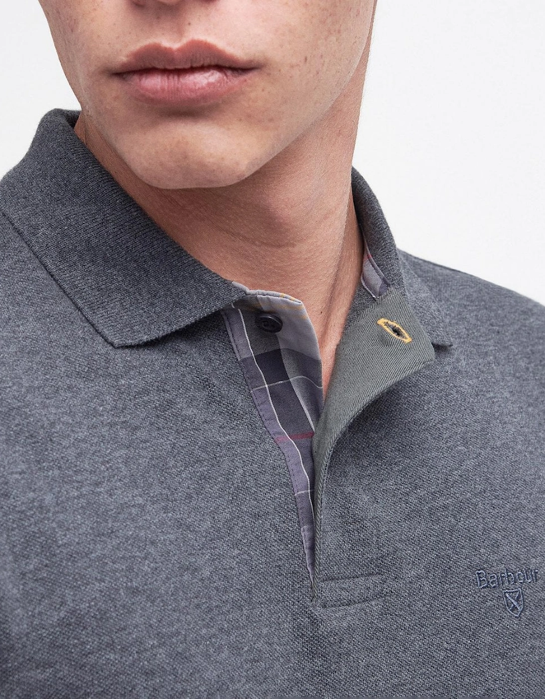 Sports Mens Long Sleeve Polo Shirt