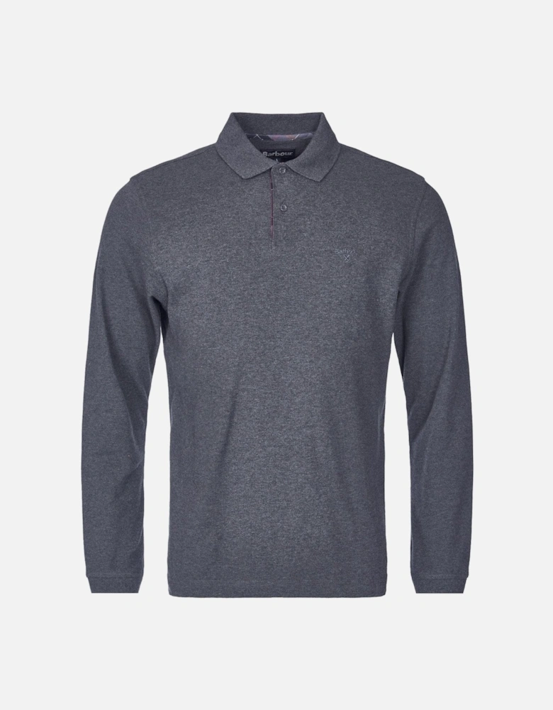 Sports Mens Long Sleeve Polo Shirt