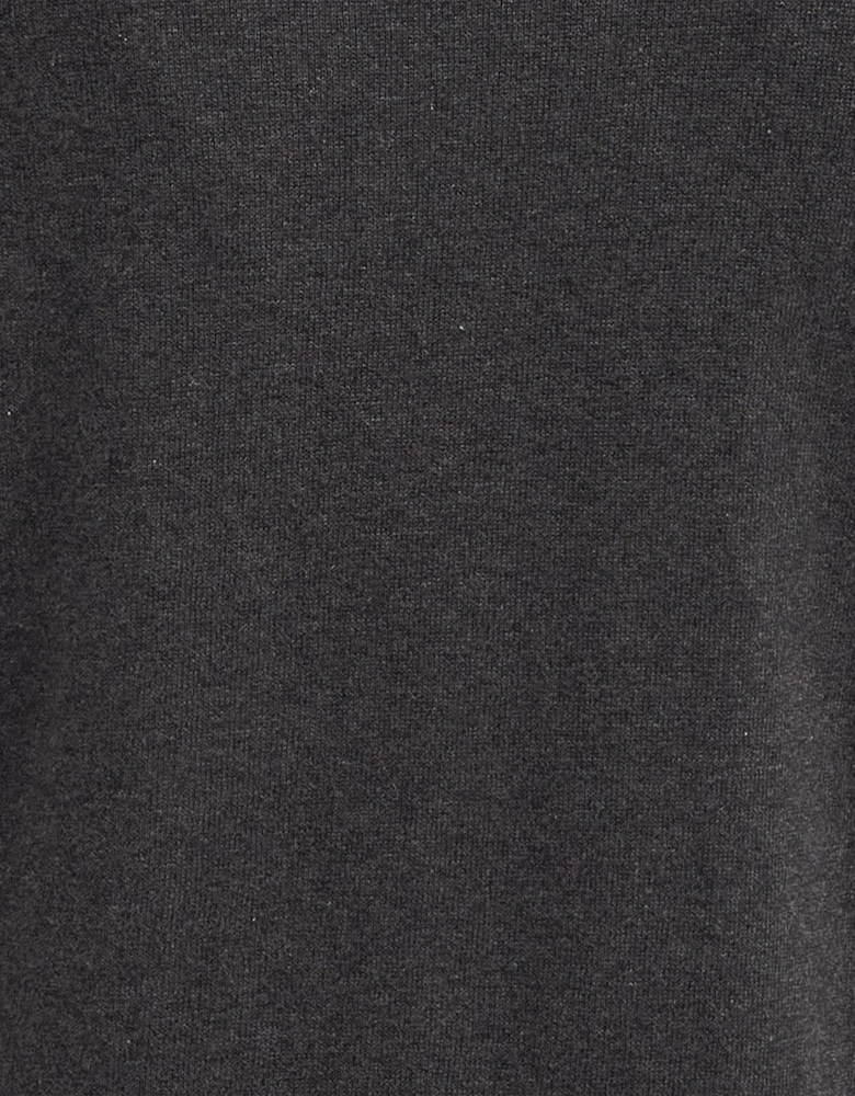 Pima Cotton Mens Crew Sweatshirt - Charcoal