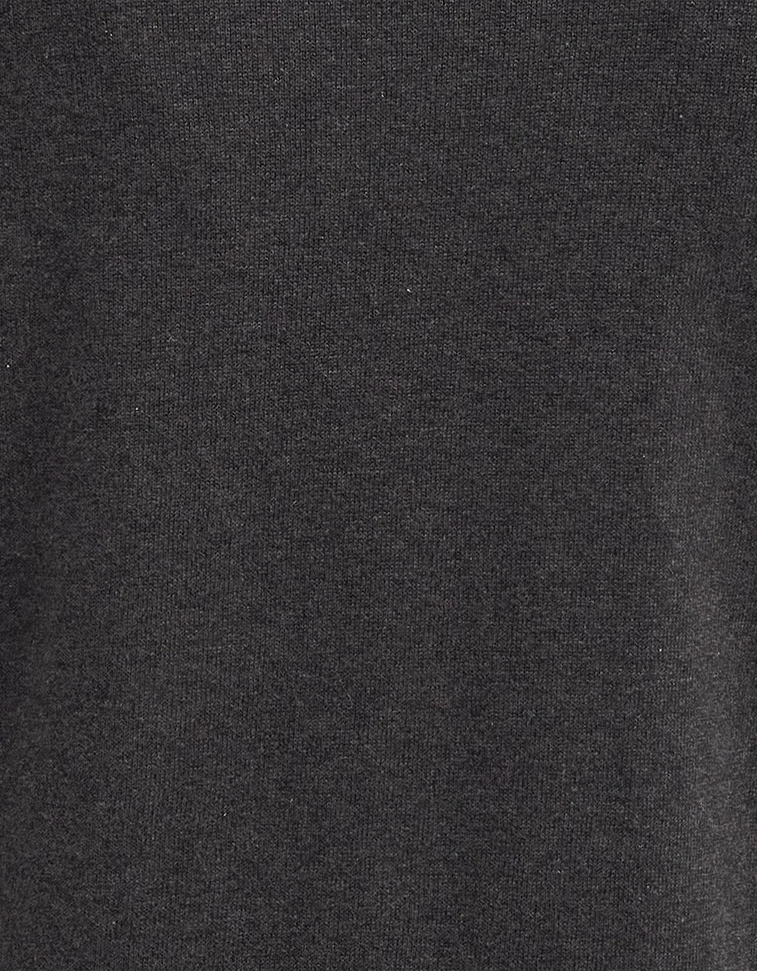 Pima Cotton Mens Crew Sweatshirt - Charcoal