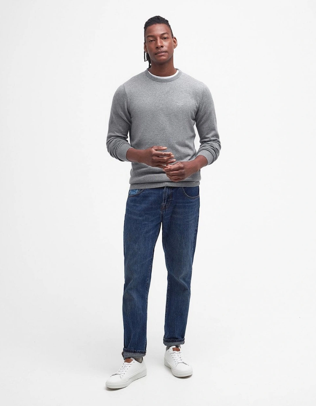 Pima Cotton Mens Crew Sweatshirt