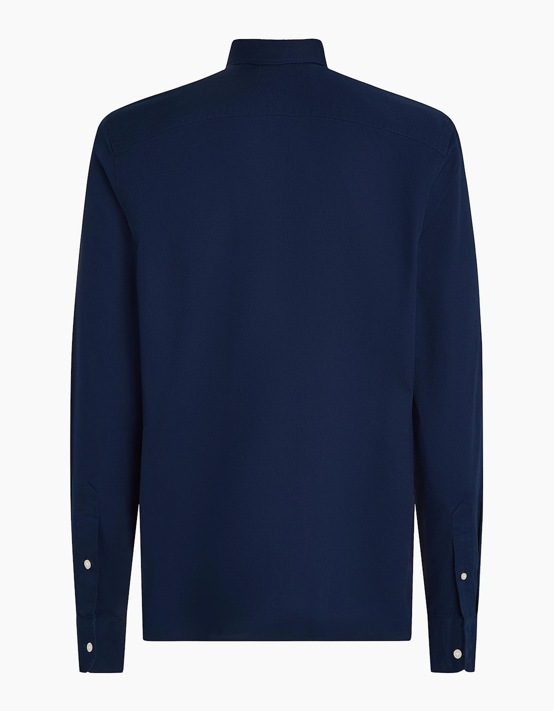 Tommy Hilfiger Men's Navy Flex Dobby Shirt - : 42/Regular Xl
