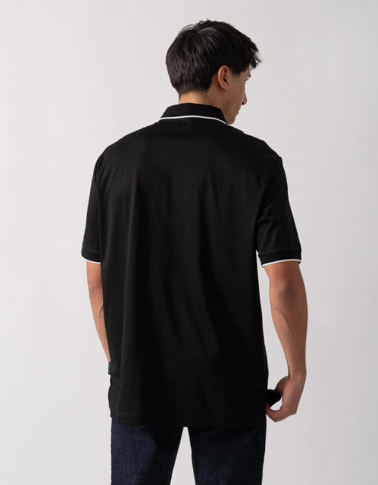 Mens A|X Monogram Contrast Tipped Polo Shirt