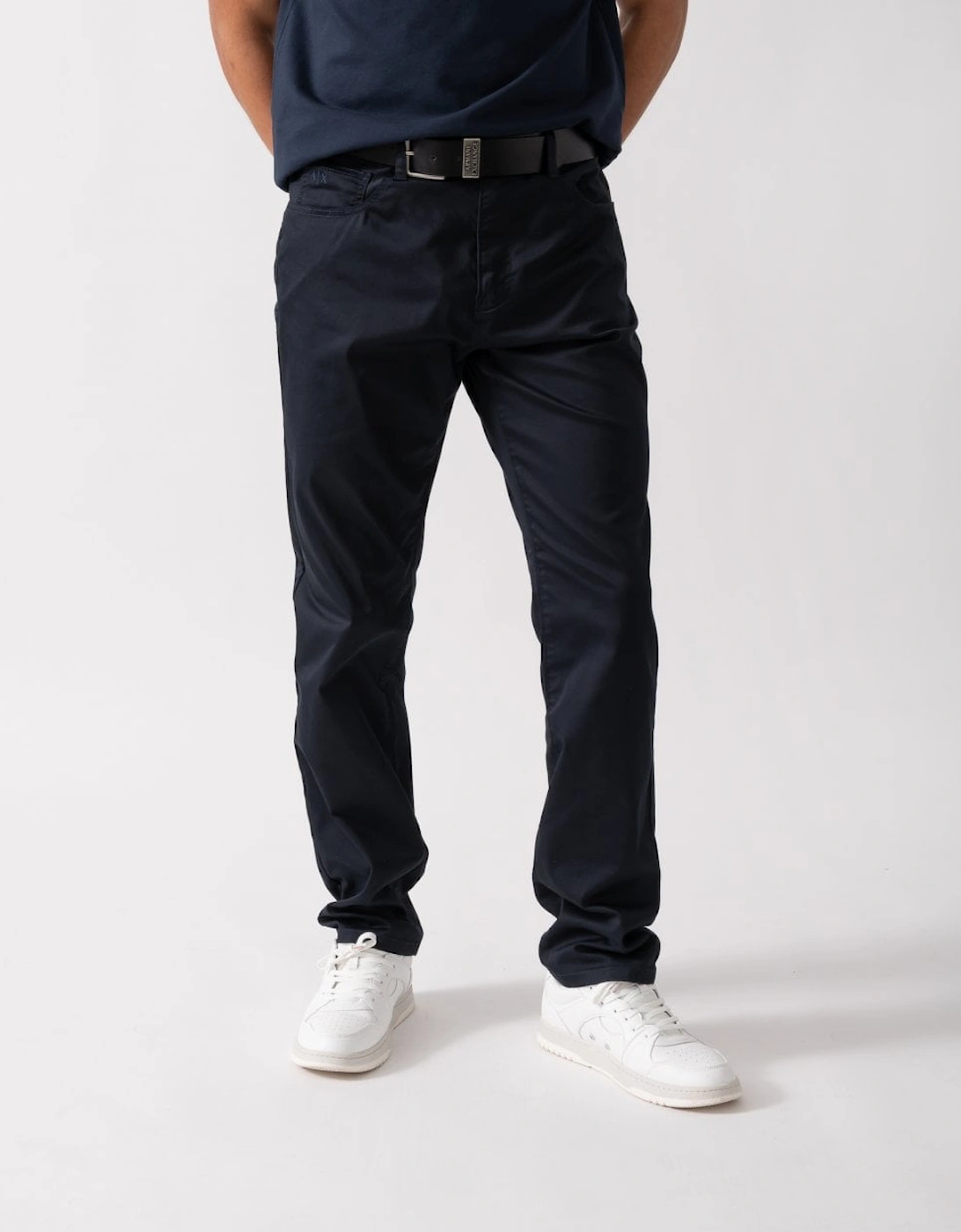 Armani Exchange Men's Black Slim Fit 5 Pocket Jeans - Deep Navy Ub101 - : 32/32 W32 L32