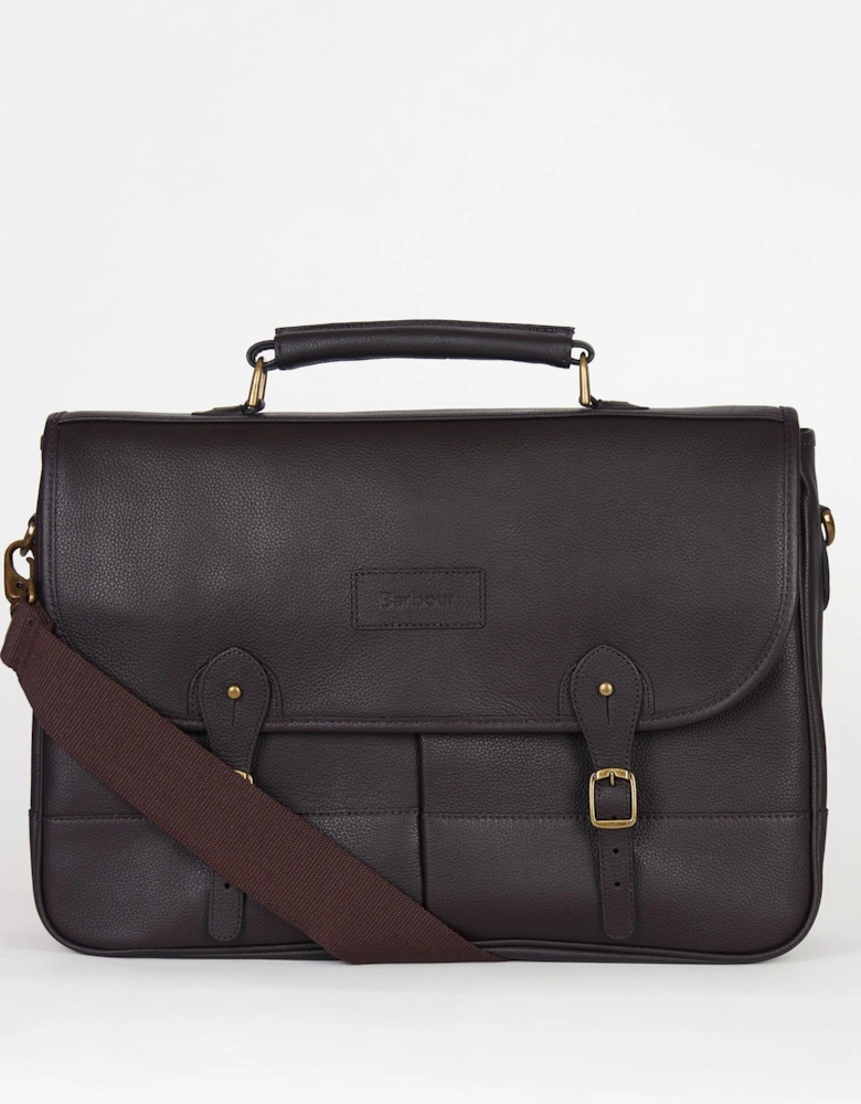 Unisex Leather Briefcase