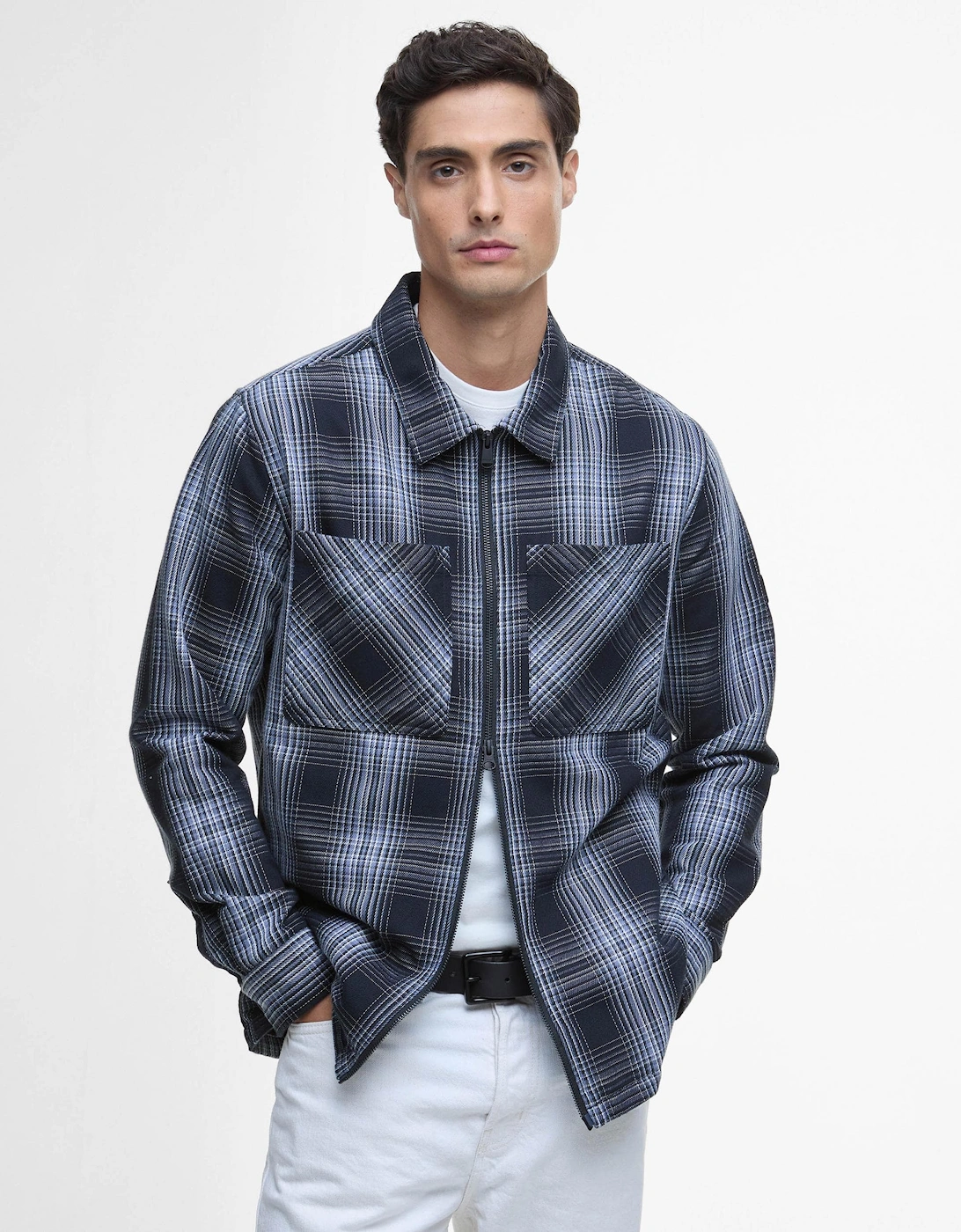 Arne Check Mens Overshirt, 8 of 7
