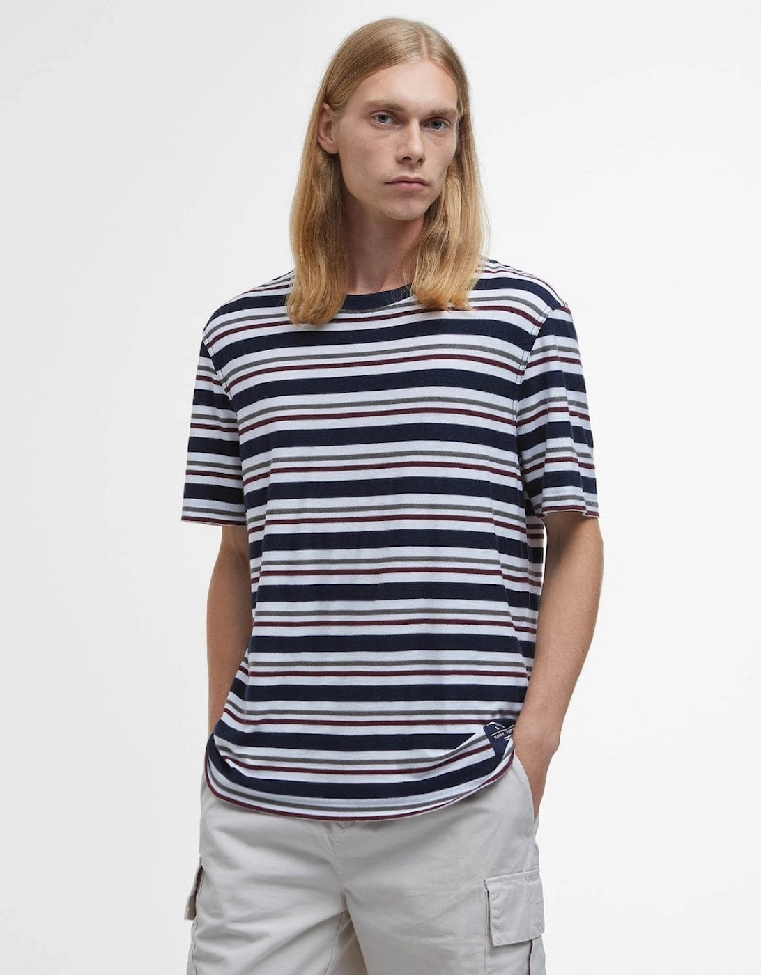 Feltwell Stripe Mens T-Shirt, 7 of 6