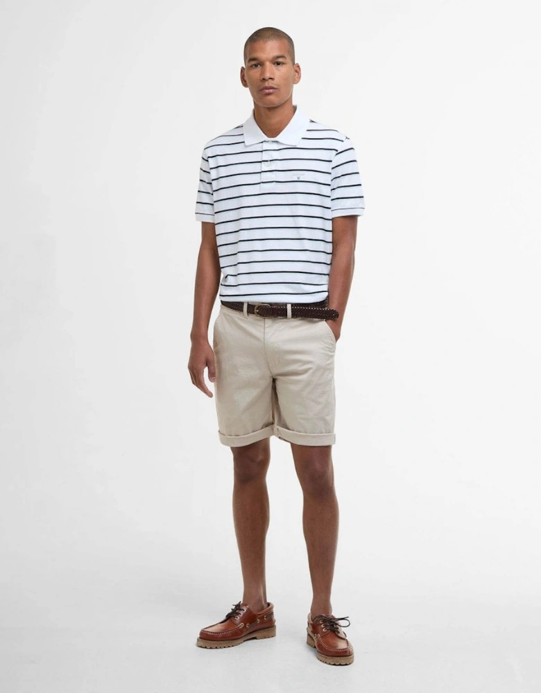 Ashill Striped Mens Polo Shirt