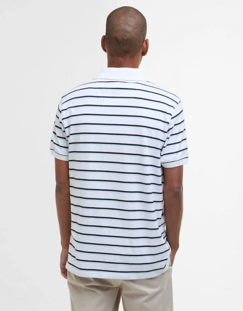 Ashill Striped Mens Polo Shirt